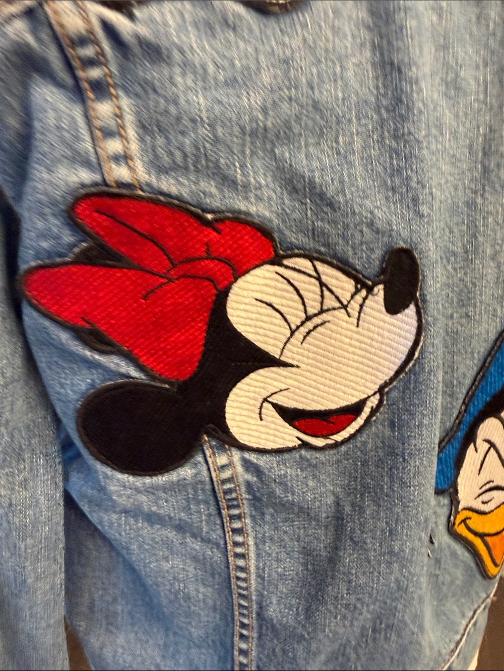 Rare Collectible Zara Trafaluc Denimwear Jacket with Disney Character Patches - Picture 5 of 13